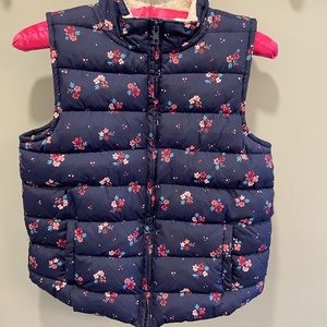 Gymboree Girls Puffer Vest Size 10/12